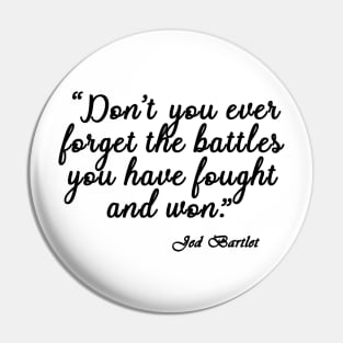 jed bartlet-quote Pin