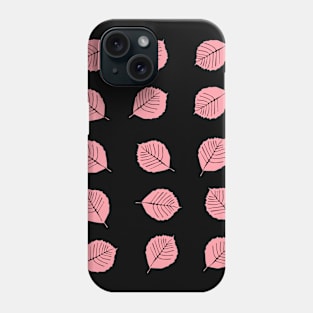 Pink leaves Phone Case