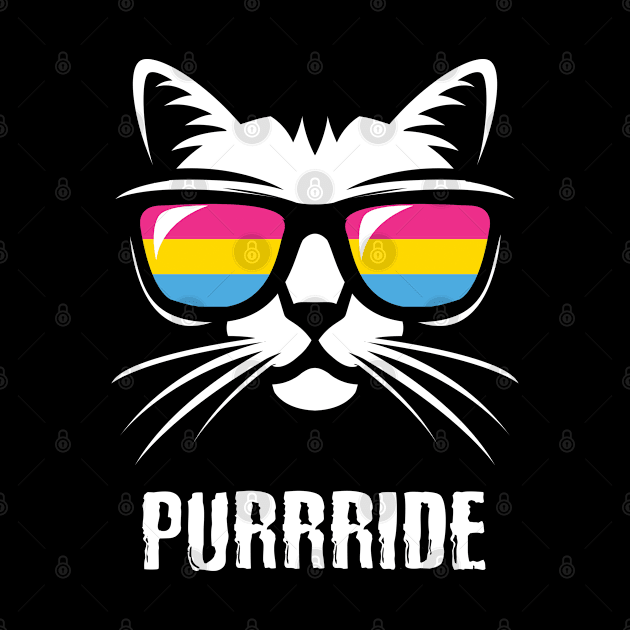 Pansexual Pride Flag Cat Sunglasses LGBT Equality by BrightGift