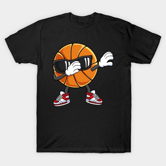Dabbing Basketball Funny Dab Present For Basketball Player T-Shirt Dabbing Basketball Funny Dab Present For Basketball Player T-Shirt
