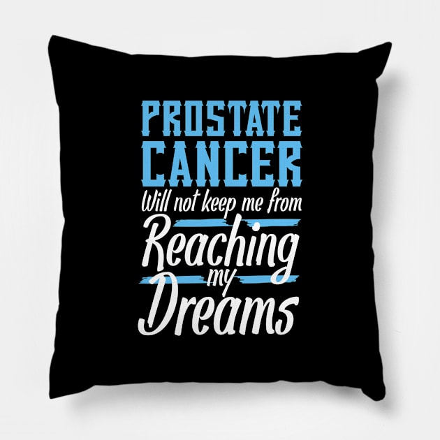 Prostate Cancer Warrior Pillow by TheBestHumorApparel