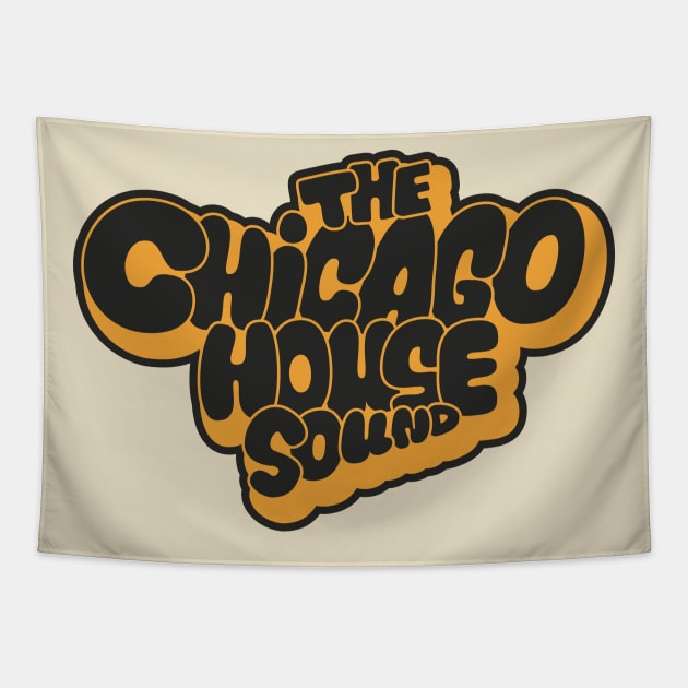 Chicago house Sound - Chicago House Music Tapestry by Boogosh