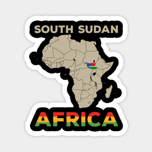 South Sudan-Africa Magnet