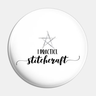 I practice stitchcraft funny needle pentagram craft Pin