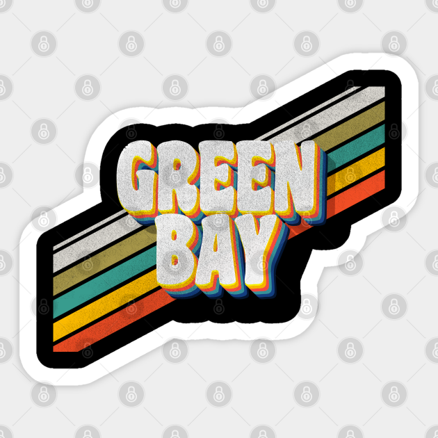 Green Bay Packers Retro Vintage Green Bay Packers Sticker Teepublic