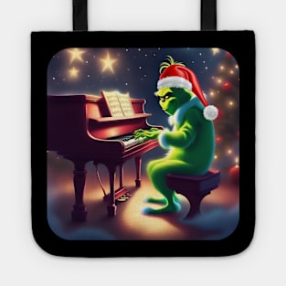 Grinch Piano Tote