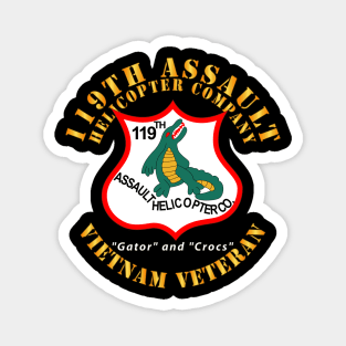 119th Assault Helicopter Company - Gator and Crocs X 300 Magnet