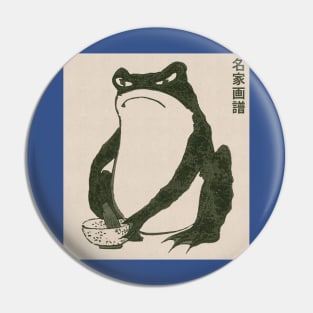 Matsumoto Hoji Grumpy Frog 2 Pin