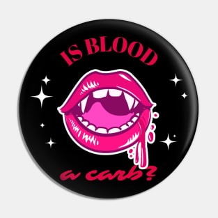 Vampire Girl Vampire Chick Vampire Fangs Pin