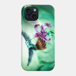 Hummingbird symbiosis Phone Case