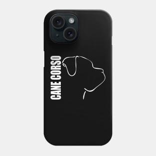 Proud Cane Corso profile dog lover gift Phone Case