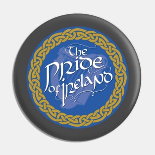 Pride of Ireland logo (Blue) Pin