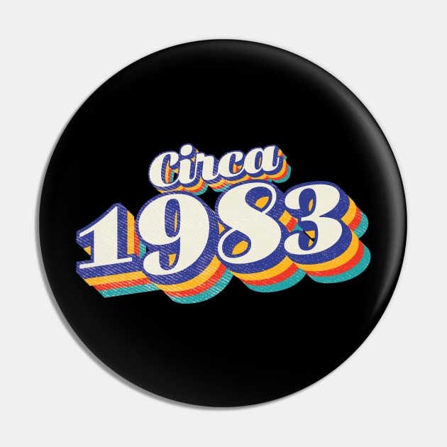 1983 Birthday Pin by Vin Zzep