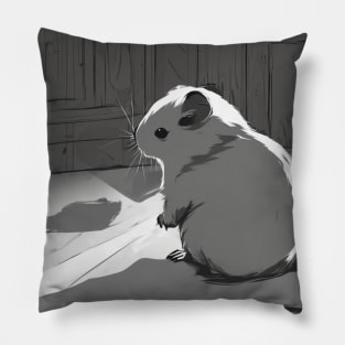 Hamsters Shadow Silhouette Anime Style Collection No. 20 Pillow