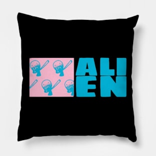 alien design art Pillow