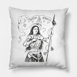 St Joan of Arc Am Not Afraid I Was Born Do This Saint Pillow