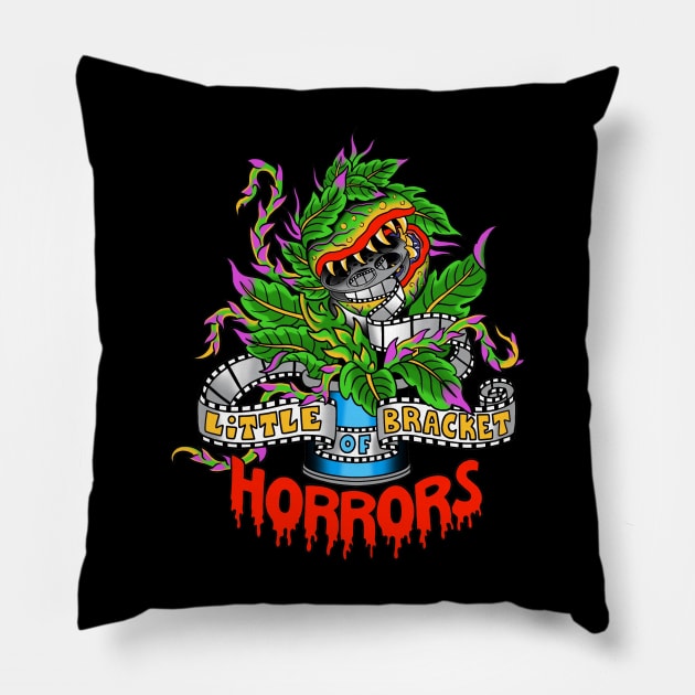 Little Bracket of Horrors Pillow by Little Bracket of Horrors