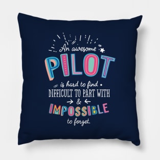 An awesome Pilot Gift Idea - Impossible to Forget Quote Pillow