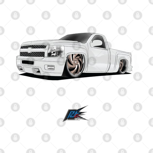 chevy silverado slammed truck by naquash