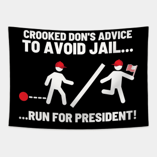 To Avoid Jail - Run For President! Tapestry