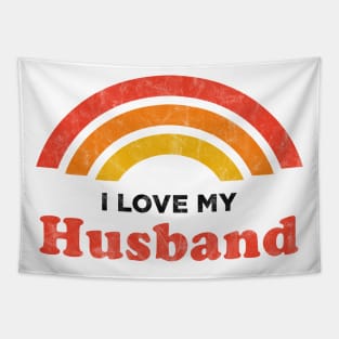 I Love My Husband Tapestry