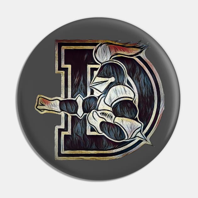 Des Moines Knights Football Pin by Kitta’s Shop