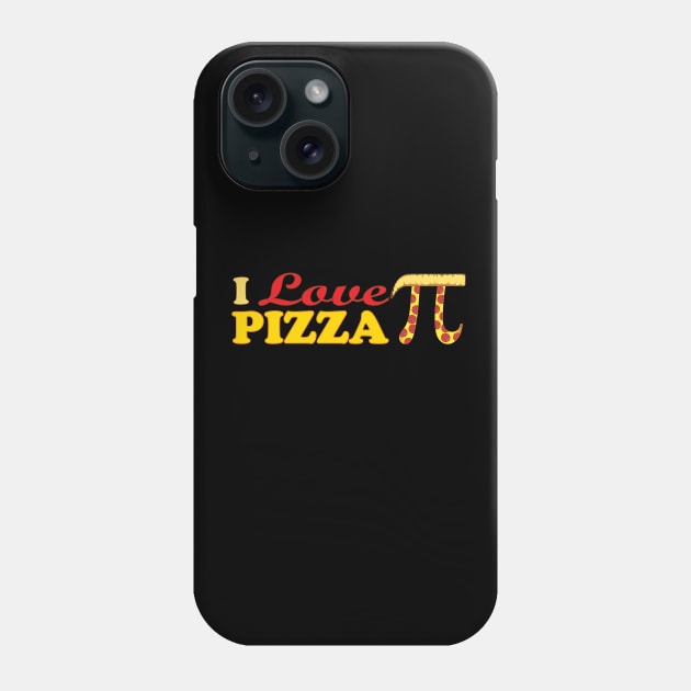 I Love Pizza - Pi Symbol Phone Case by PEHardy Design