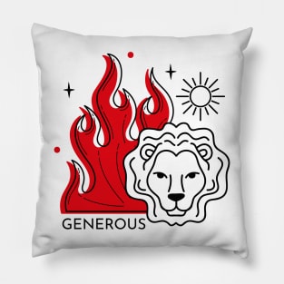 LEO - zodiac designs for t-shirts Pillow