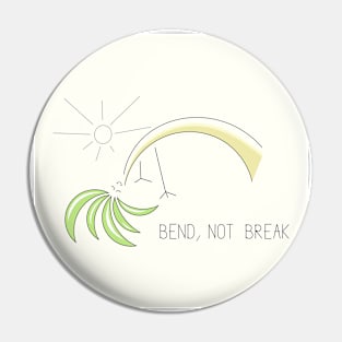 Bend not break palm tree inspirational drawing Pin