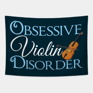 Obsessive Violin Disorder Tapestry