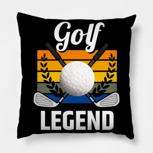 Golf Legend Golfing Golf Ball Funny Golfer Pillow