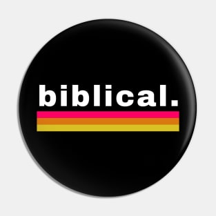 Biblical. Pin