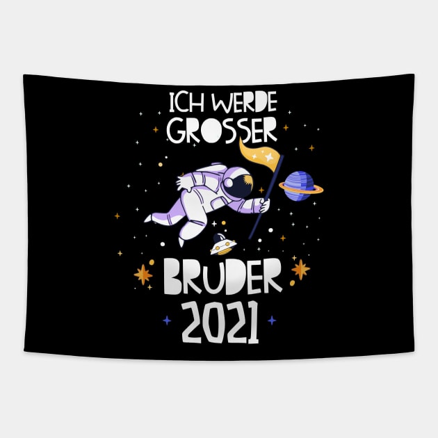 Großer Bruder 2021 Astronauten Astronaut Planeten Tapestry by alpmedia