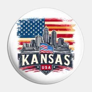 Kansas Pin