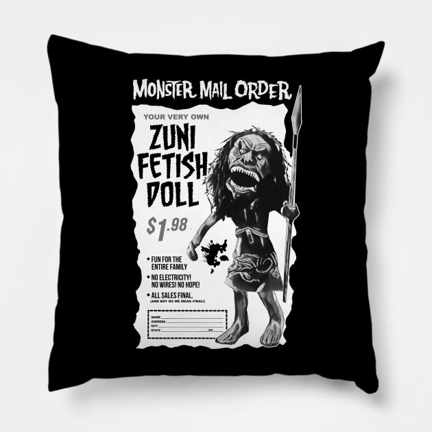 Own your own Zuni Fetish Warrior Pillow by UnlovelyFrankenstein