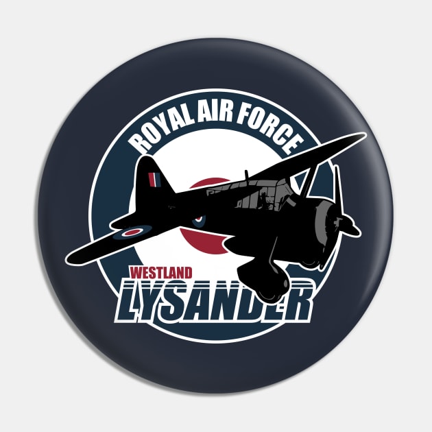 Westland Lysander Pin by Tailgunnerstudios