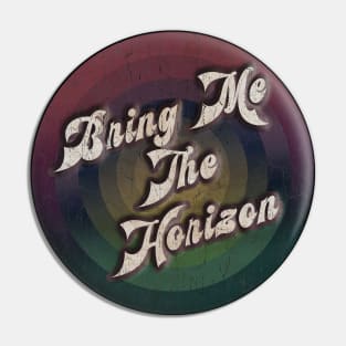 retro vintage circle Bring Me The Horizon Pin