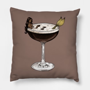 Espresso Martini Mermaid Pillow