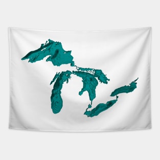 Great Lakes Depth Tapestry