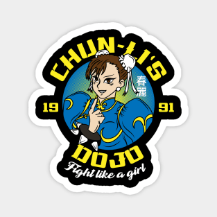 Chun-Li's Dojo Magnet