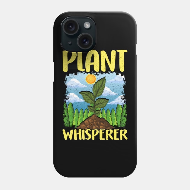 Cute & Funny Plant Whisperer Gardening Pun Phone Case by theperfectpresents