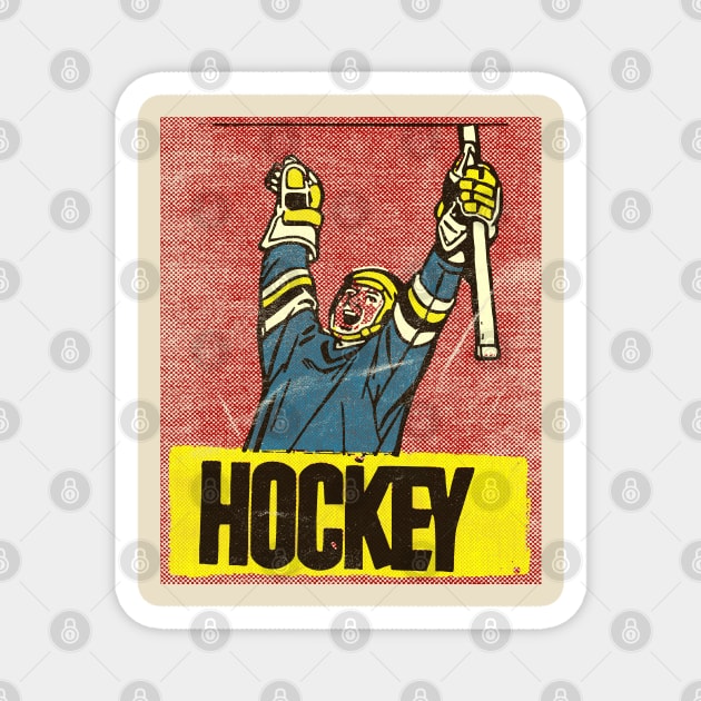 Vintage Hockey Player Magnet by RCDBerlin