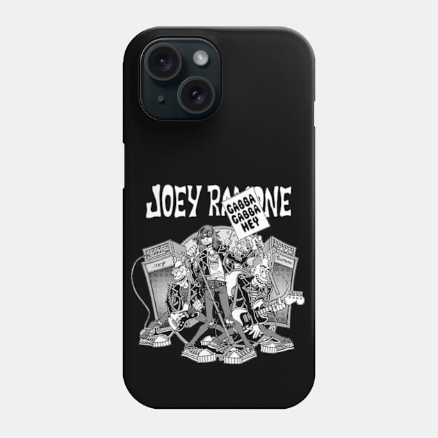 Joey Ramone - Gabba Gabba Hey Phone Case by CosmicAngerDesign