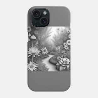 Beautiful flowers drawing Phone Case