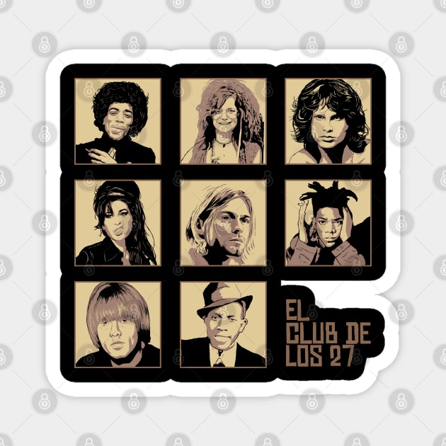 the27club Magnet by CLUB SOCIAL ENTENDIDOS