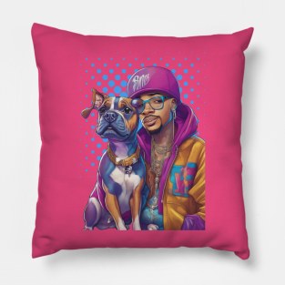 Rappers with Puppies Pillow