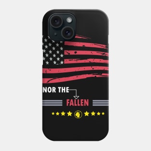 honor the fallen Phone Case