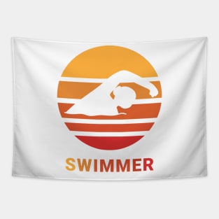 Swimmer Tapestry