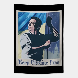 Keep Ukraine Free Tapestry