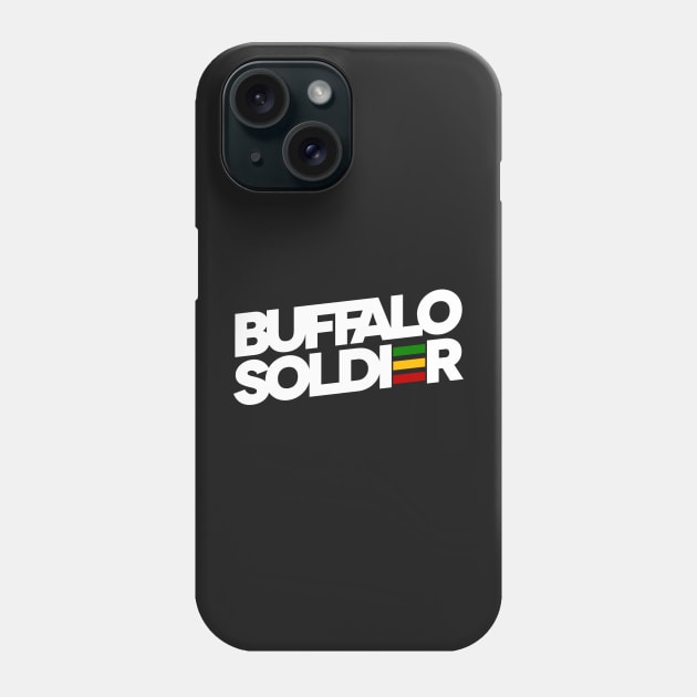 Buffalo Soldier Rasta Colors Reggae Phone Case by rastauniversity